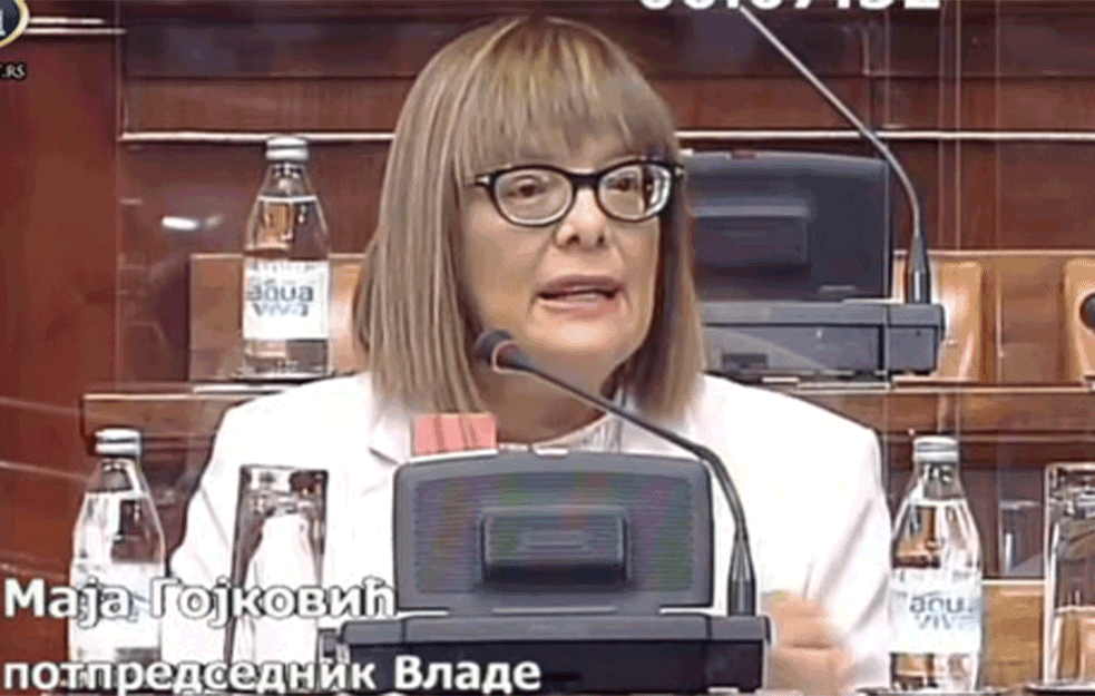 I OVO SMO DOŽIVELI! <span style='color:red;'><b>Maja Gojković</b></span> BRANILA ZAKON O ZAŠTITI SRPSKOG JEZIKA stranim rečima i izrazima